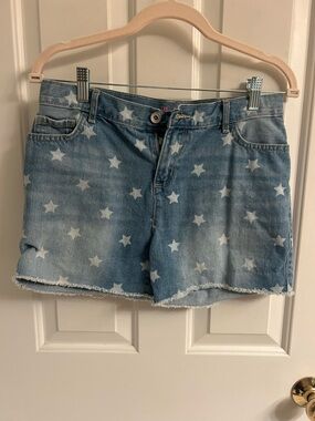 The Children's Place Blue Star Print Denim Shorts